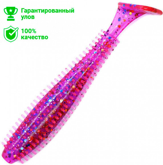 Виброхвост Kosadaka Spikey Shad 90 (9см) FP (упаковка - 9шт)