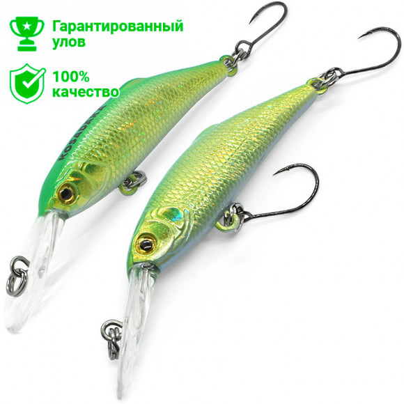 Воблер Kosadaka Sharky Minnow XD 43S (2.15г) LG