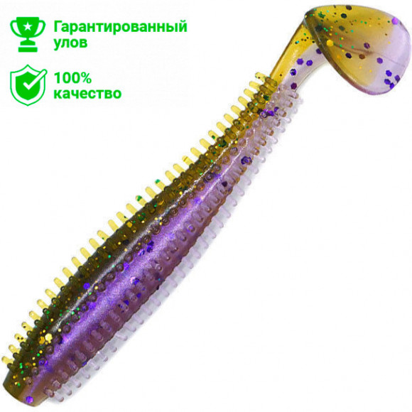 Виброхвост Kosadaka Spikey Shad 90 (9см) GLV (упаковка - 9шт)