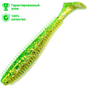 Виброхвост Kosadaka Spikey Shad 90 (9см) GS (упаковка - 9шт)