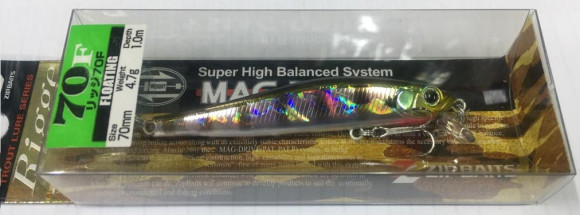 Воблер ZIPBAITS Rigge 70F (70 мм, 4,7 г, заглубление до 1,0 м) 509