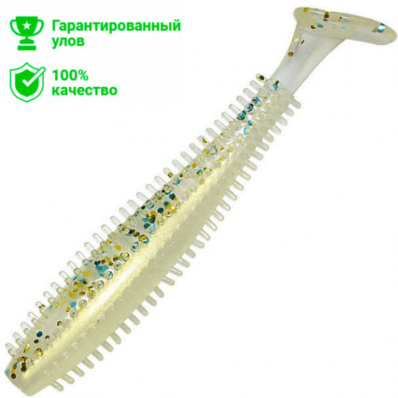 Виброхвост Kosadaka Spikey Shad 90 (9см) GTR (упаковка - 9шт)