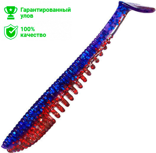 Виброхвост Kosadaka Awaruna 88 (8.8см) RB (упаковка - 7шт)