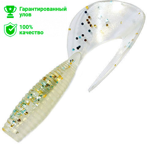 Твистер Kosadaka JILT 75, 8шт., цвет GTR Твистер Kosadaka JILT 75, 8шт., цвет GTR