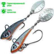 Джиг-спиннер Kosadaka MicroSpin 4,5g цвет SBLS MS45-SBLS