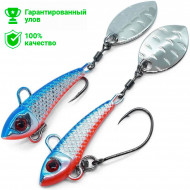 Джиг-спиннер Kosadaka MicroSpin 4,5g цвет HBBO MS45-HBBO