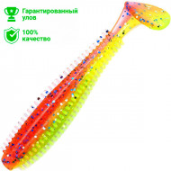 Виброхвост Kosadaka Spikey Shad 90 (9см) PG (упаковка - 9шт)