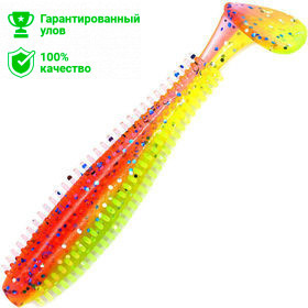 Виброхвост Kosadaka Spikey Shad 90 (9см) PG (упаковка - 9шт)