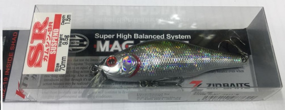 Воблеры ZIPBAITS Khamsin-SR 70 мм, 9, 5 г, заглубление 1,0-1,5 м. 510R