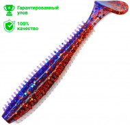 Виброхвост Kosadaka Spikey Shad 90 (9см) RB (упаковка - 9шт)