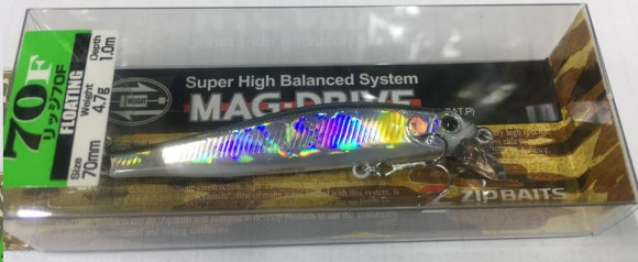 Воблер ZIPBAITS Rigge 70F (70 мм, 4,7 г, заглубление до 1,0 м) 430