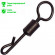 Вертлюг быстросъемный Kosadaka Covert Heli-Chod Sdeed Swivel №4 (упаковка - 8шт) Вертлюг быстросъемный Kosadaka Covert Heli-Chod Sdeed Swivel №4 (упаковка - 8шт)