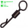 Вертлюг быстросъемный Kosadaka Covert Heli-Chod Sdeed Swivel №4 (упаковка - 8шт) Вертлюг быстросъемный Kosadaka Covert Heli-Chod Sdeed Swivel №4 (упаковка - 8шт)