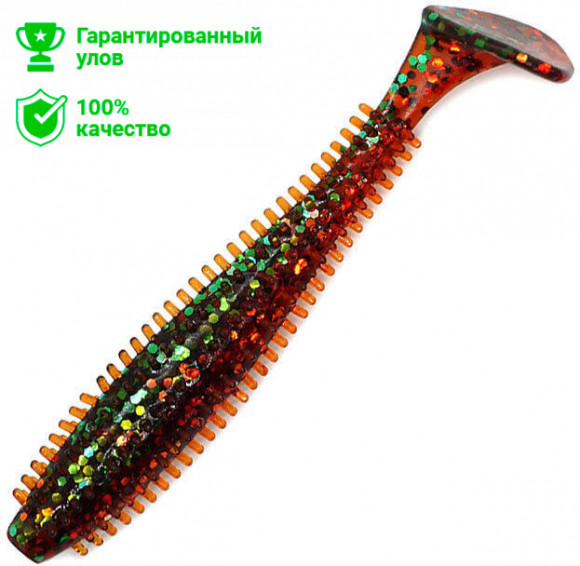Виброхвост Kosadaka Spikey Shad 90 (9см) SMO (упаковка - 9шт)