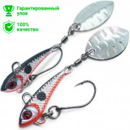 Джиг-спиннер Kosadaka MicroSpin 2,8g цвет GT MS28-GT