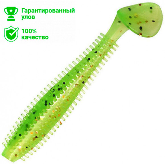 Виброхвост Kosadaka Spikey Shad 120 (12см) FTS (упаковка - 4шт)