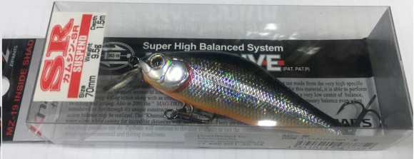 Воблеры ZIPBAITS Khamsin-SR 70мм, 9,5гр,  1,0-1,5м. 108М  
