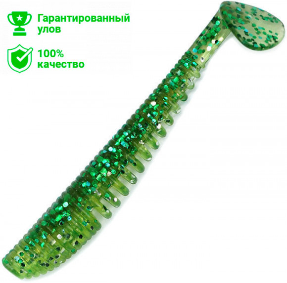 Виброхвост Kosadaka Awaruna плавающий 100F (10см) DMO (упаковка - 5шт)