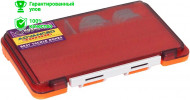 Коробка Kosadaka TB-S63A-OR 3 продольн.секции + доп. вставки, оранжевая