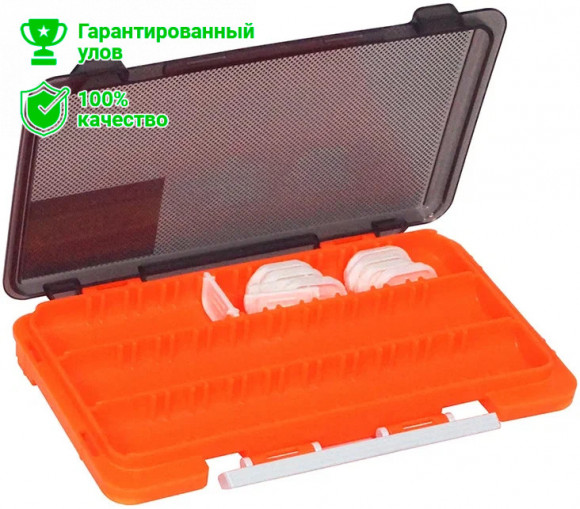Коробка Kosadaka TB-S63A-OR 3 продольн.секции + доп. вставки, оранжевая