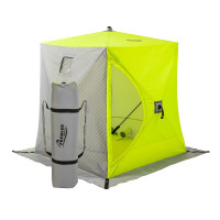 Палатка зимняя Куб утепл. 1,5х1,5 yellow lumi/gray PREMIER (PR-ISCI-150YLG)