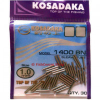 Трубочки обжимные 1.0mm (30шт.) Kosadaka 1400BN-10