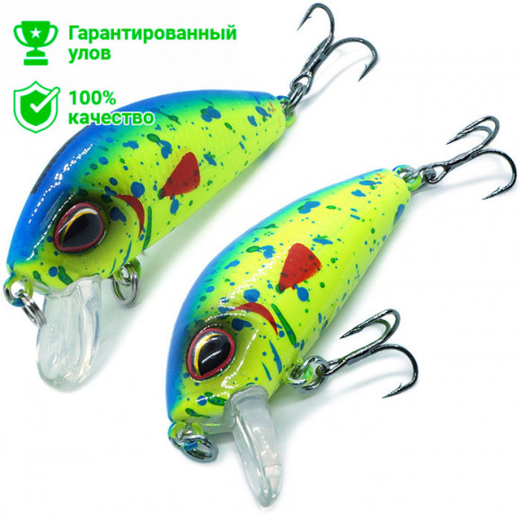 Воблер Kosadaka L-Minnow XS 45F (4.3г) BKK