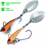 Джиг-спиннер Kosadaka MicroSpin 1,9g цвет BOS MS19-BOS