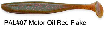 Keitech Easy Shiner 4.5" PAL #07 Motor Oil Red Flake