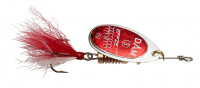 Вращающиеся блесны DAM Effzett Standart Spinner Dressed 10гр Reflex Red