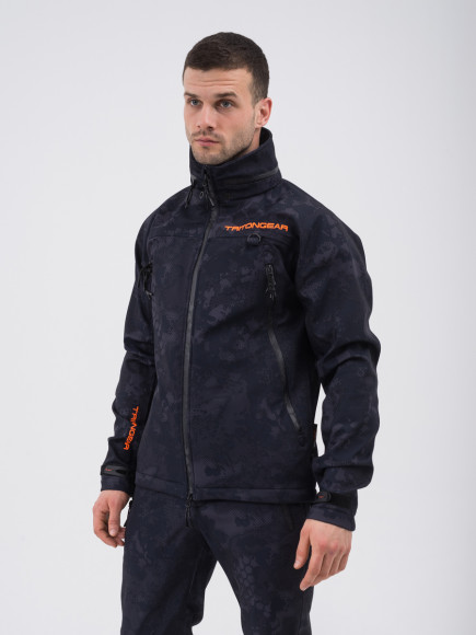 Костюм "ТРИТОН ПРО" -5 (Софтшелл, Серо-Чёрный) Костюм "ТРИТОН ПРО" -5 (Софтшелл, Серо-Чёрный)