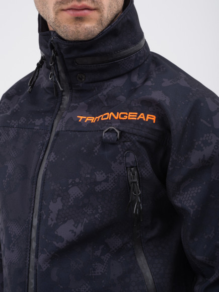 Костюм "ТРИТОН ПРО" -5 (Софтшелл, Серо-Чёрный) Костюм "ТРИТОН ПРО" -5 (Софтшелл, Серо-Чёрный)