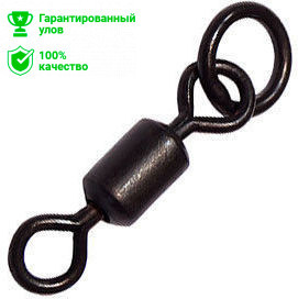 Вертлюг с кольцом Kosadaka Covert Flexy-Ring Swivels №4 (упаковка - 8шт)