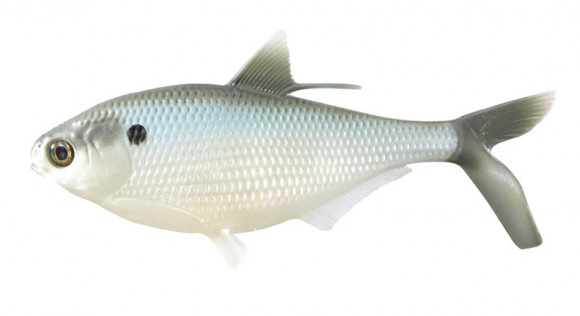 Мягкая приманка 13FISHING B.A.M.F. Shad 8"/ Silver Shad