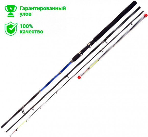 Удилище фидерное TECTONIC 3,3м / до 120г, 3 вершинки (Kosadaka) FTEC-330H