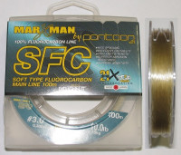 Леска флюорокарбон Pontoon21 MARXMAN SFC, 0.140 мм(0.6G), 1.15 кг, 2.5Lb, 100м.  