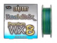 Плетёная леска YGK Real Dtex Premium WX8 150m - 0.3-10lb (4,5 кг)
