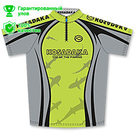 Футболка Kosadaka с коротким рукавом серо-зеленая Sunblock р. XL Футболка Kosadaka с коротким рукавом серо-зеленая Sunblock р. XL