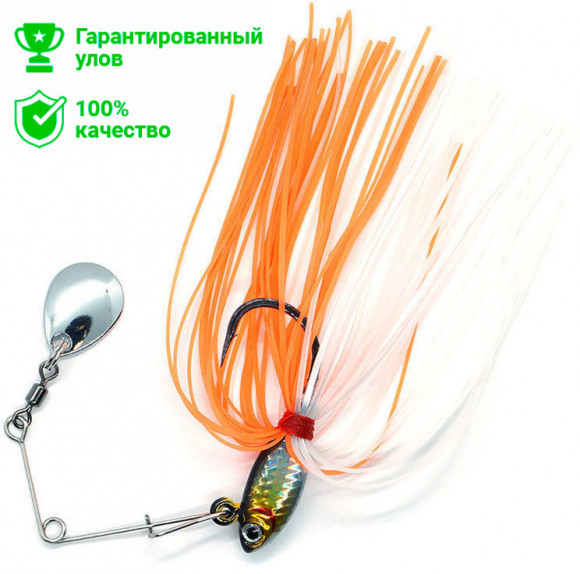 Мини спиннербейт Kosadaka Invince VX0 со сменным джигом (7г) HSBL