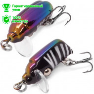 Воблер Kosadaka Bronzovka 25F, 1.7г, 0-0.2м, цв.L55