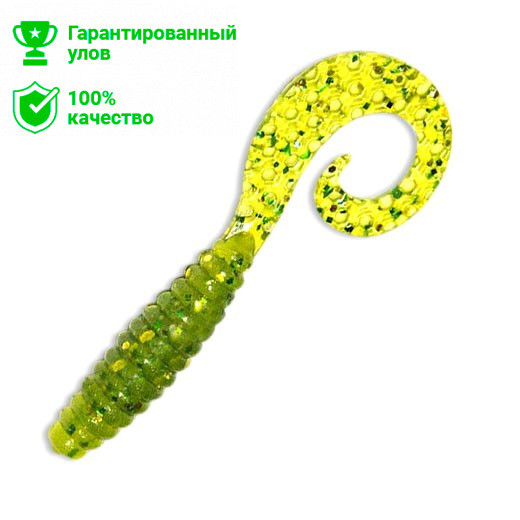 Твистер Kosadaka Sota F60-100 (6-10см) GR (упаковка - 8шт)