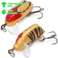 Воблер Kosadaka Bronzovka 25F, 1.7г, 0-0.2м, цв.L15