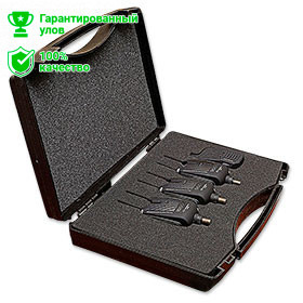 Набор из 3-х беспроводных электронных сигнализаторов поклевки Kosadaka с радио-пейжером W100S Набор из 3-х беспроводных электронных сигнализаторов поклевки Kosadaka с радио-пейжером W100S