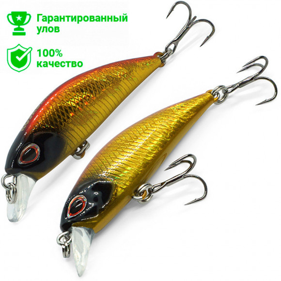 Воблер Kosadaka Jax Minnow XS 45F (2.4г) RSH