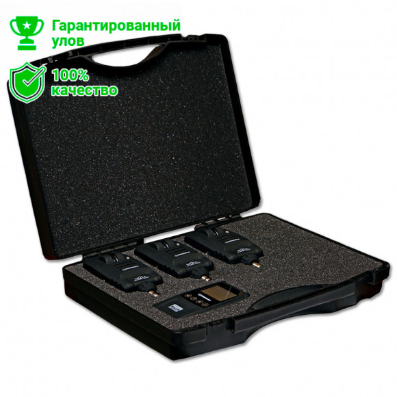Набор сигнализаторов поклевки Kosadaka W121S 3шт + 1