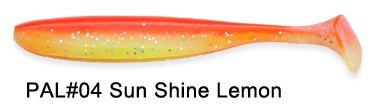 Силиконовые приманки KEITECH EASY SHINER 6.5", 16,5см, 3шт/уп, PAL #04 Sun Shine Lemon