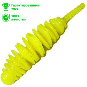 Силиконовая приманка Kosadaka Leech Fat 42 (4.2см) запах сыра CH (банка - 9шт)