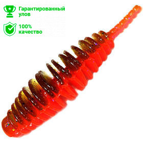 Силиконовая приманка Kosadaka Leech Fat 42 (4.2см) запах сыра DGR (банка - 9шт)