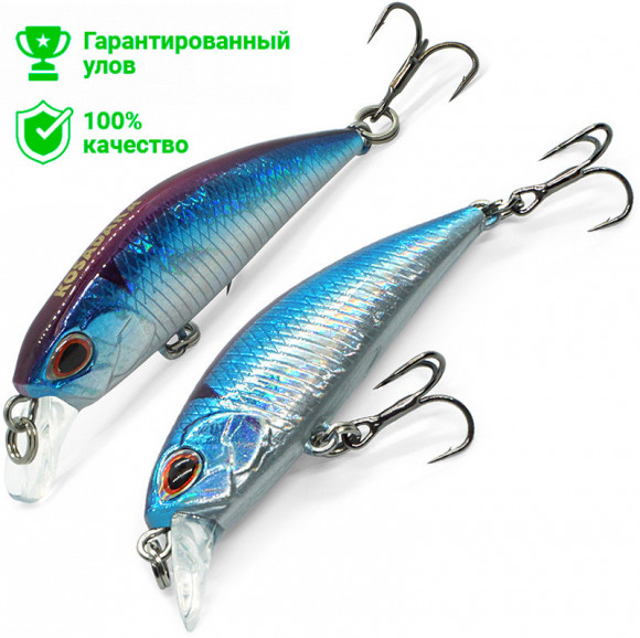 Воблер Kosadaka Jax Minnow XS 45F (2.4г) BLU