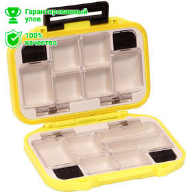 Коробка-раскладушка Kosadaka для мушек герметичная TB-S02 (желтая)
